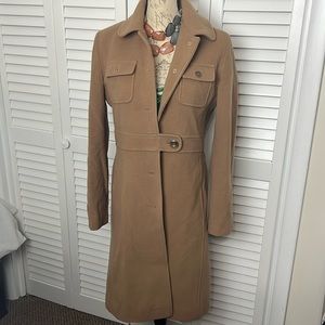 Kenneth Cole Reaction Tan Wool-blend Coat
